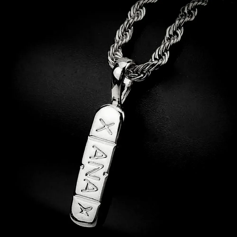 Stainless Steel Pill Necklace